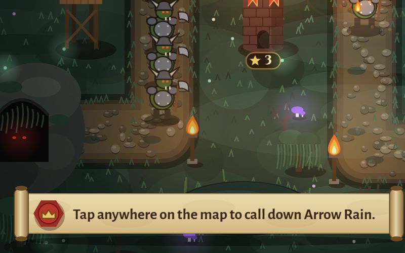 Screenshot: Call down Arrow Rain