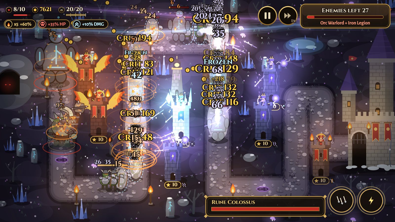 Rune Colossus boss fight