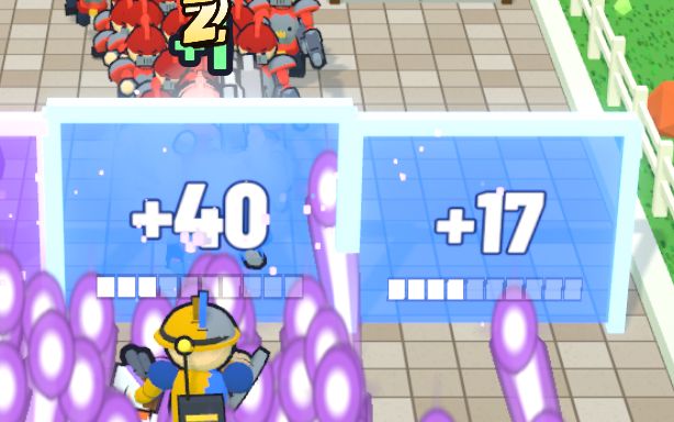 Screenshot: Shoot gates to charge them