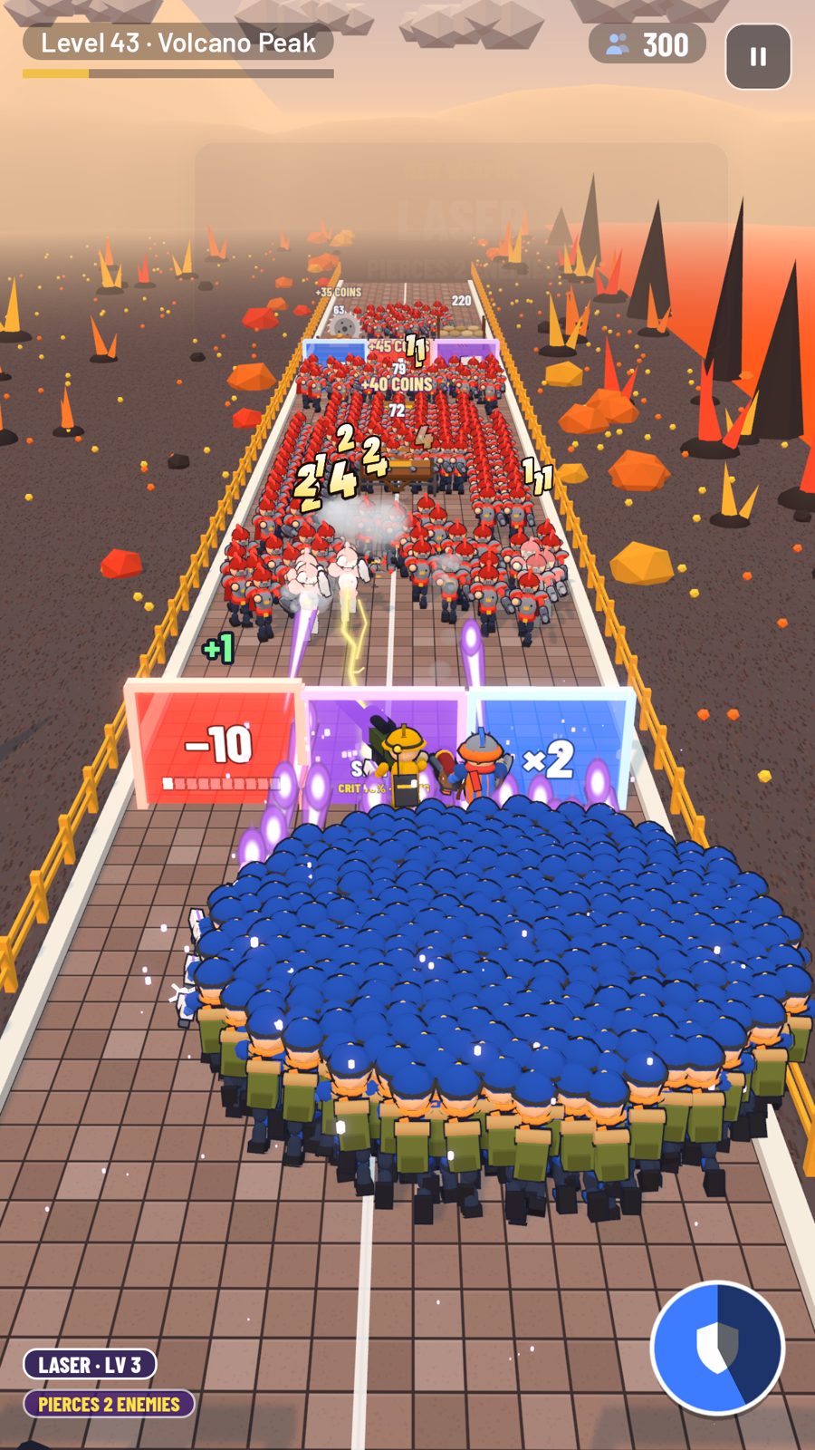 Horde clash on Volcano Peak